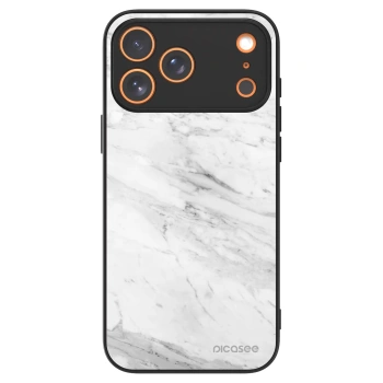 Picasee ULTIMATE CASE pro Apple iPhone 17 Pro Max - White marble