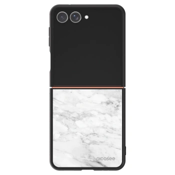 Obal pro Samsung Galaxy Z Flip7 5G - White marble