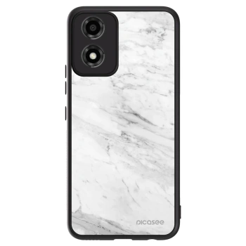 Obal pro Motorola Moto E14 - White marble