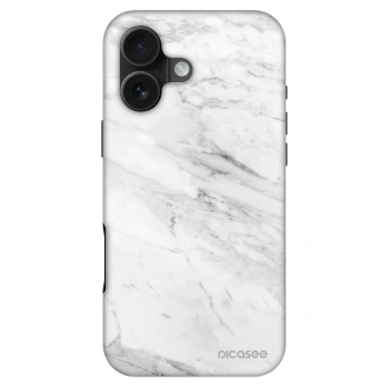 Obal pro Apple iPhone 16 - White marble