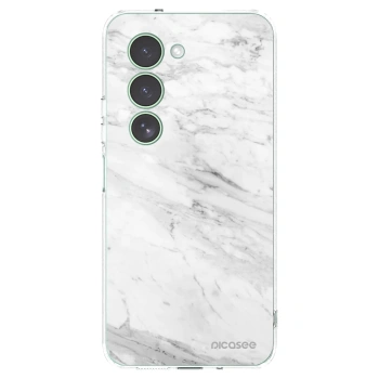 Picasee silikonový průhledný obal pro Xiaomi Redmi 15 5G - White marble