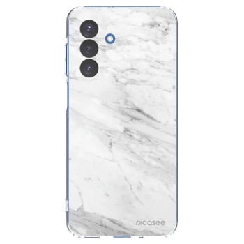 Picasee silikonový průhledný obal pro Samsung Galaxy A17 5G - White marble