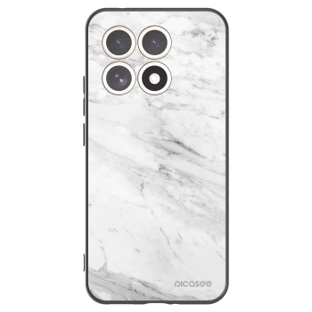 Picasee silikonový černý obal pro Xiaomi 15T - White marble