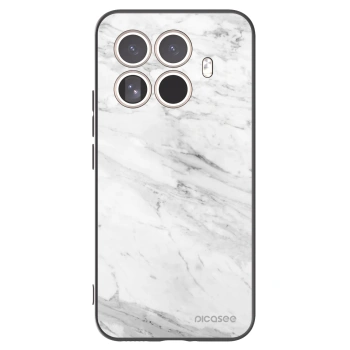 Picasee silikonový černý obal pro Xiaomi 15T Pro - White marble