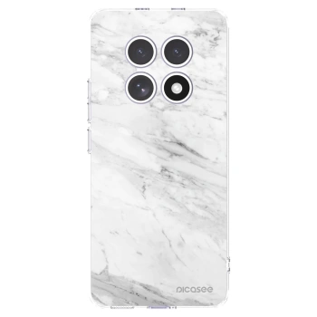 Picasee silikonový průhledný obal pro Xiaomi Redmi Note 15 - White marble