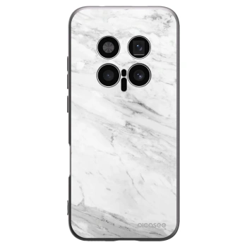 Picasee silikonový černý obal pro Honor Magic8 Pro 5G - White marble