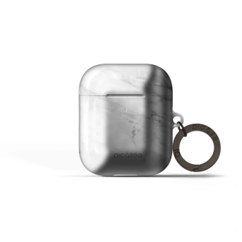 Obal pro Apple AirPods 1 - White marble