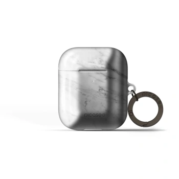 Obal pro Apple AirPods 2 - White marble