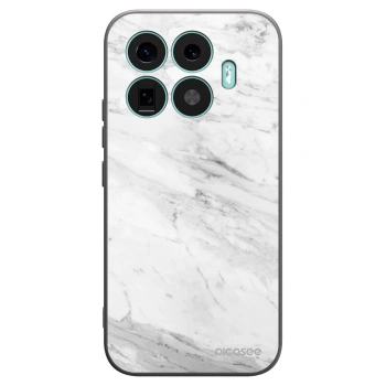 Picasee silikonový černý obal pro Xiaomi 17T - White marble