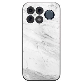 Picasee silikonový černý obal pro Xiaomi Poco F8 Ultra - White marble