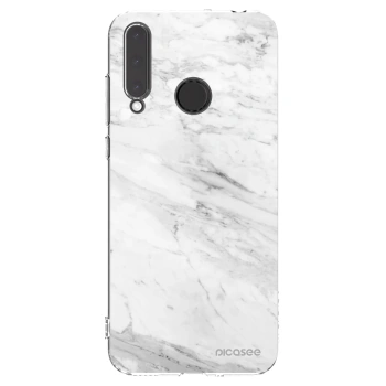 Picasee silikonový průhledný obal pro Honor 20 Lite - White marble