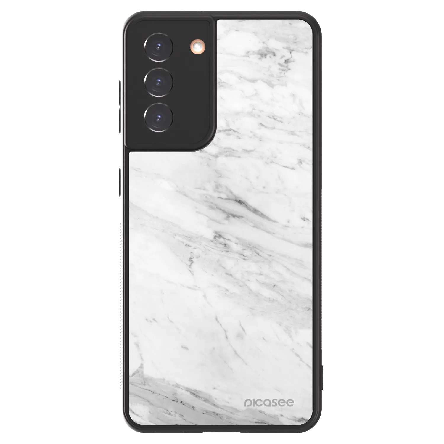 Picasee ULTIMATE CASE pro Samsung Galaxy S21 5G G991B - White marble