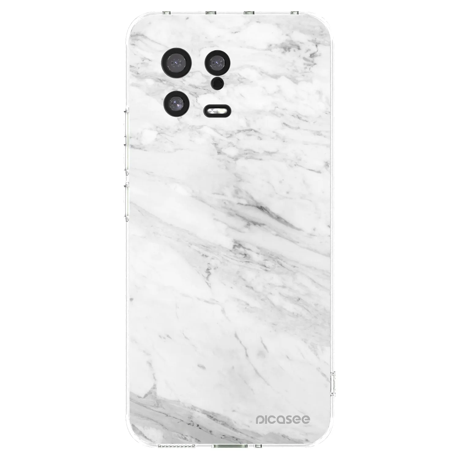 Picasee silikonový průhledný obal pro Xiaomi 13 - White marble
