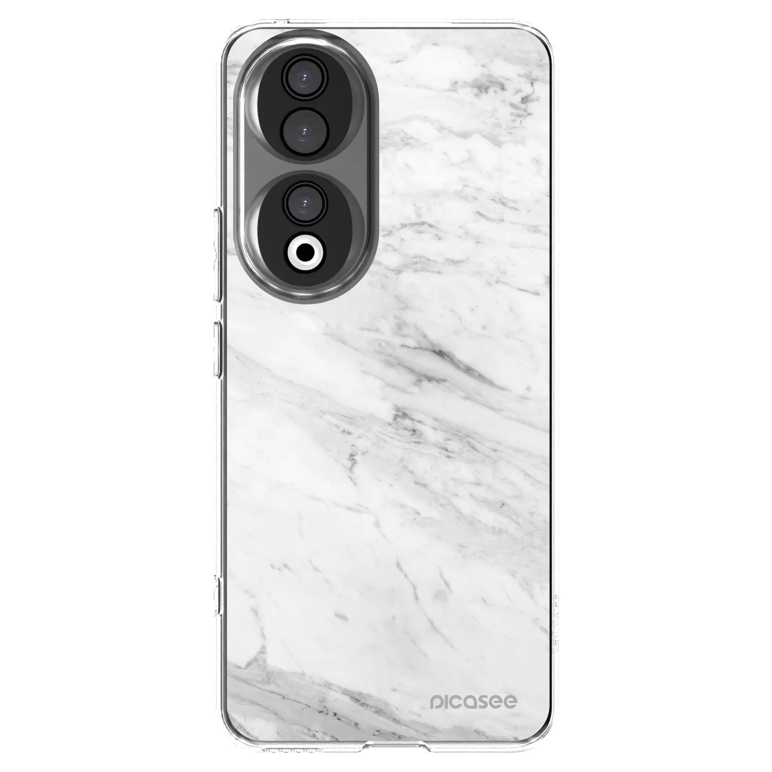 Picasee silikonový průhledný obal pro Honor 90 5G - White marble