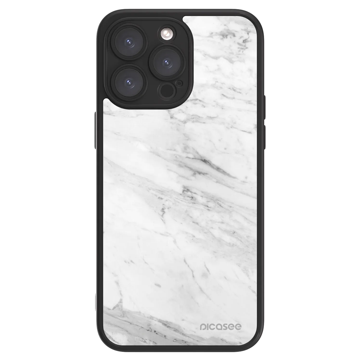 Picasee ULTIMATE CASE MagSafe pro Apple iPhone 15 Pro Max - White marble