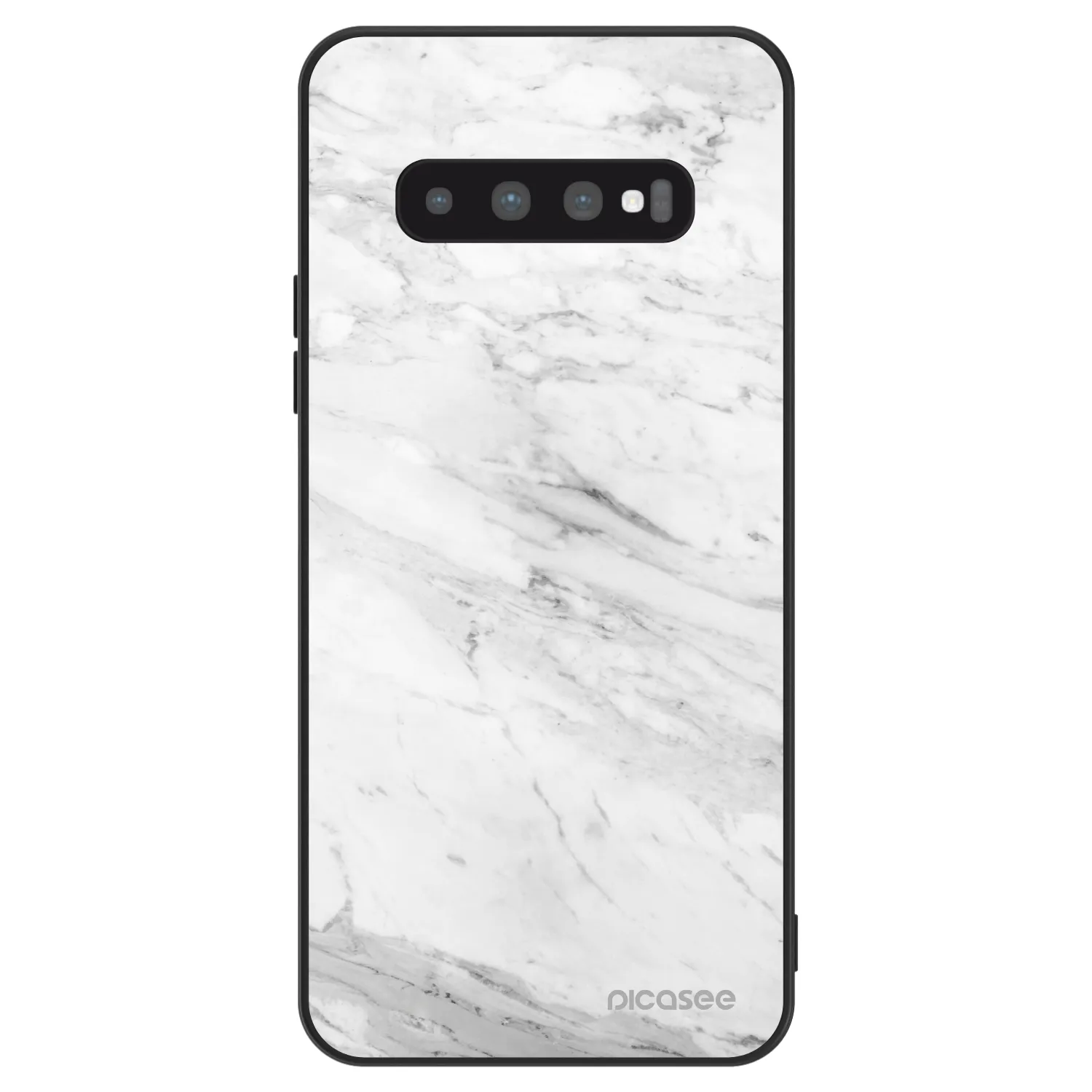 Picasee ULTIMATE CASE pro Samsung Galaxy S10 Plus G975 - White marble