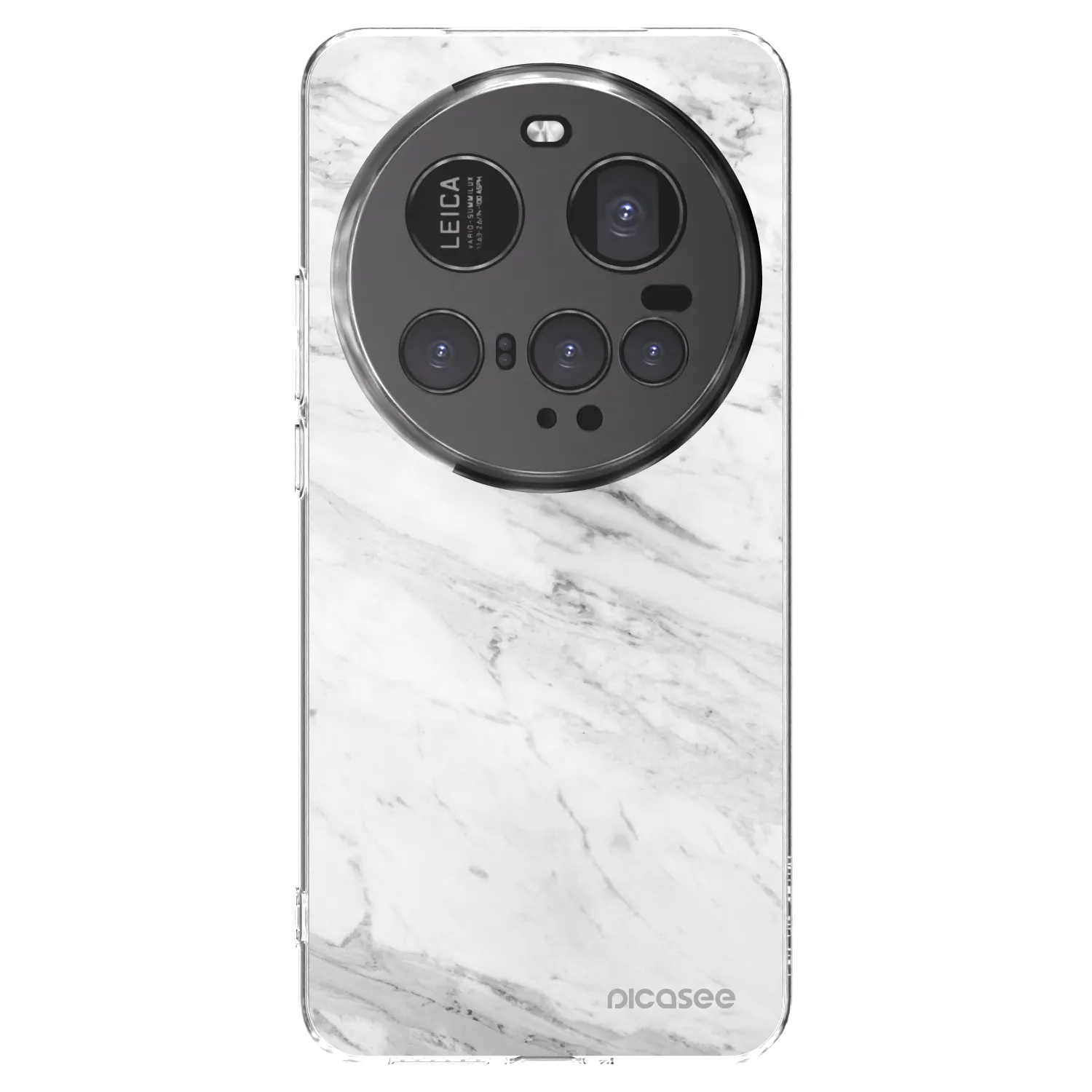 Picasee silikonový průhledný obal pro Xiaomi 15 Ultra - White marble