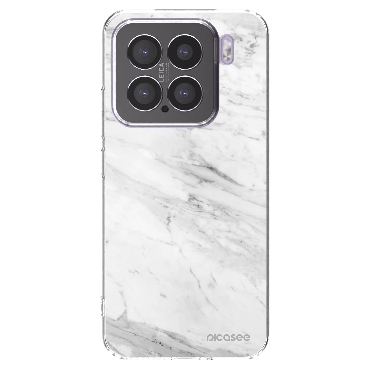 Picasee silikonový průhledný obal pro Xiaomi 15 - White marble