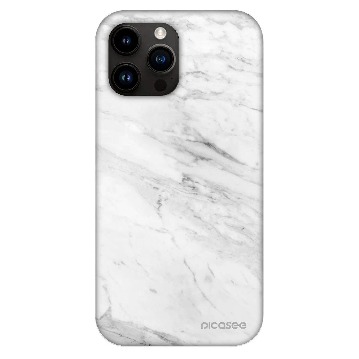 Picasee Fashion Case MagSafe Apple iPhone 13 Pro Max - White marble