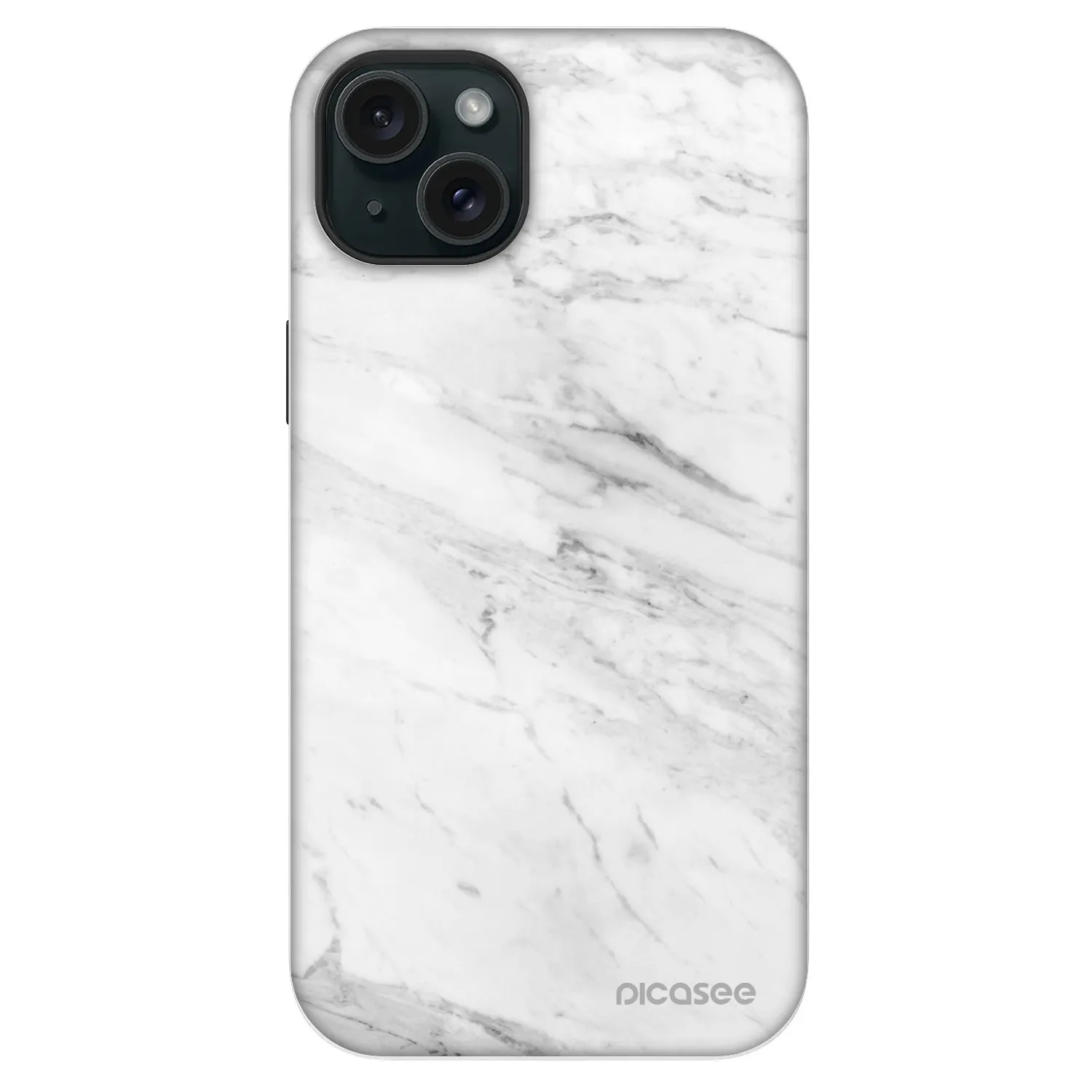 Picasee Fashion Case MagSafe Apple iPhone 14 Plus - White marble