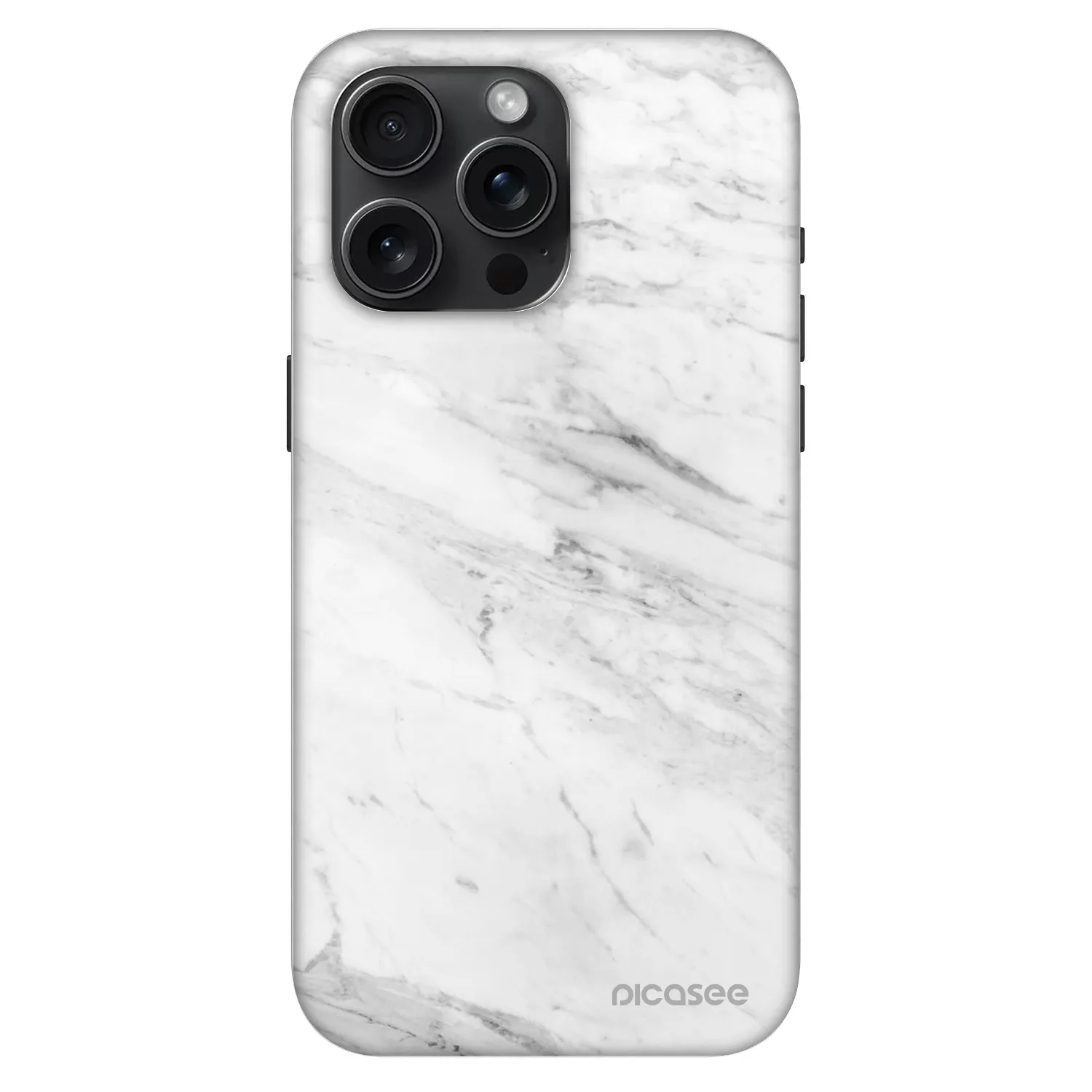 Picasee Fashion Case MagSafe Apple iPhone 15 Pro Max - White marble