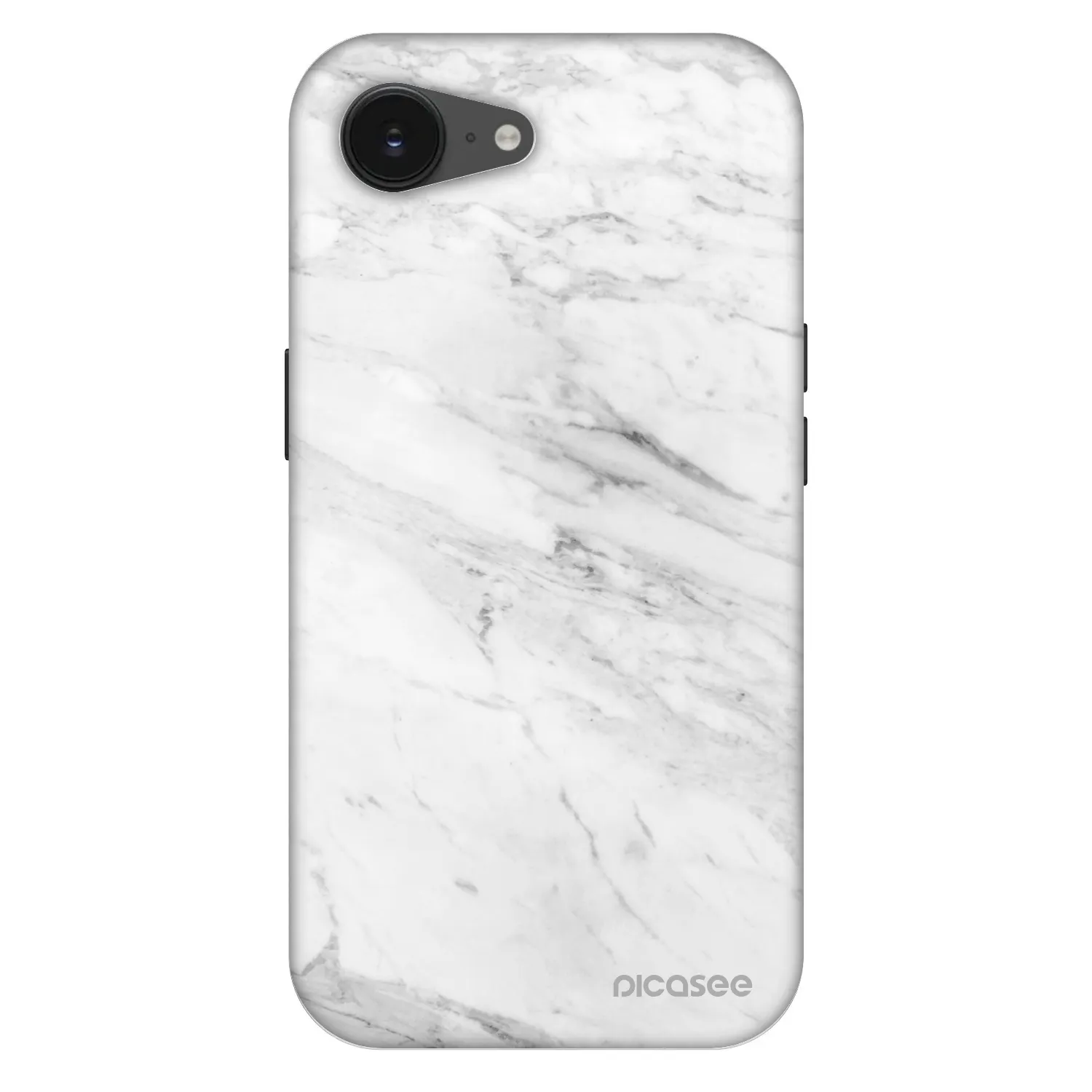 Picasee Fashion Case MagSafe Apple iPhone 16e - White marble