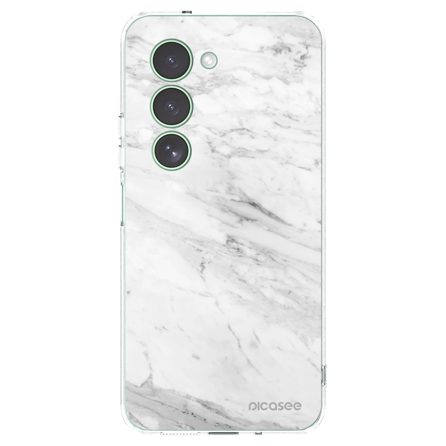 Picasee silikonový průhledný obal pro Xiaomi Redmi 15 5G - White marble