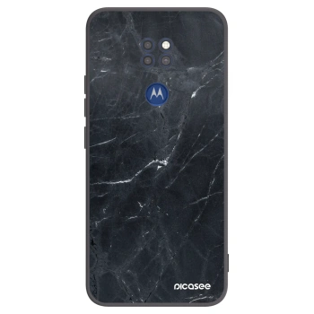 Obal pro Motorola Moto G9 Play - Black marble