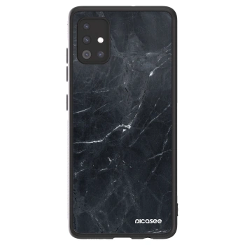 Picasee ULTIMATE CASE pro Samsung Galaxy A51 A515F - Black marble