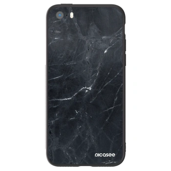 Obal pro Apple iPhone 5/5S/SE - Black marble