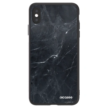 Picasee ULTIMATE CASE pro Apple iPhone XS Max - Black marble