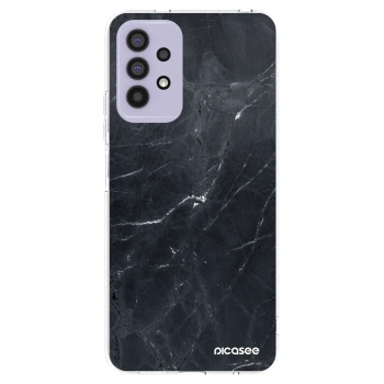 Picasee silikonový průhledný obal pro Samsung Galaxy A32 4G SM-A325F - Black marble