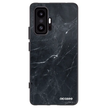 Picasee silikonový černý obal pro Xiaomi 11T - Black marble
