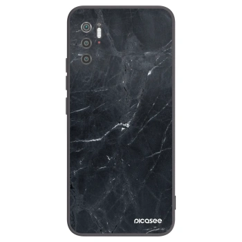 Picasee silikonový černý obal pro Xiaomi Poco M3 Pro 5G - Black marble