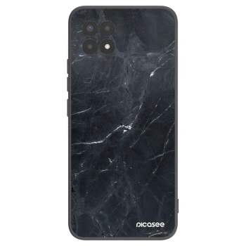 Picasee silikonový černý obal pro Realme 8i - Black marble