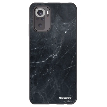 Picasee silikonový černý obal pro Xiaomi Redmi Note 11S 4G - Black marble