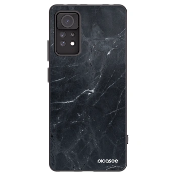 Picasee silikonový černý obal pro Xiaomi Redmi Note 11 Pro - Black marble