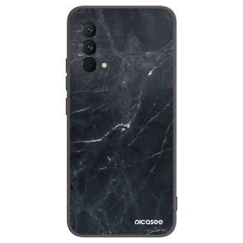 Picasee silikonový černý obal pro Realme GT Master Edition 5G - Black marble