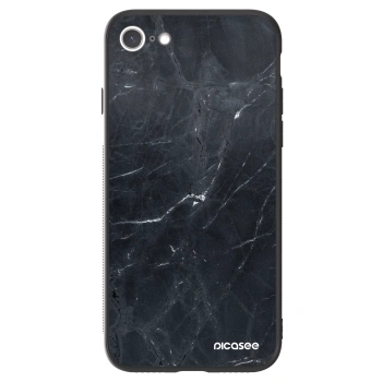Picasee ULTIMATE CASE pro Apple iPhone SE 2022 - Black marble
