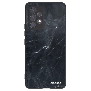 Picasee silikonový černý obal pro Samsung Galaxy A53 5G A536 - Black marble