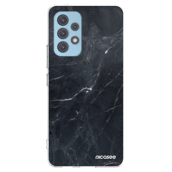 Picasee silikonový průhledný obal pro Samsung Galaxy A53 5G A536 - Black marble