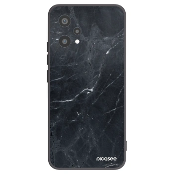Picasee silikonový černý obal pro Realme 9 Pro 5G - Black marble