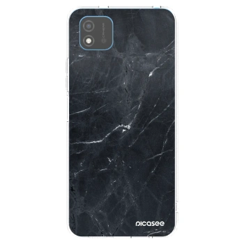Picasee silikonový průhledný obal pro Realme C11 (2021) - Black marble