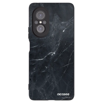 Picasee silikonový černý obal pro Huawei Nova 9 SE - Black marble