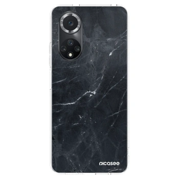 Picasee silikonový průhledný obal pro Huawei Nova 9 SE - Black marble