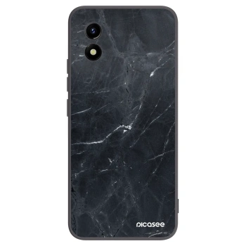Picasee silikonový černý obal pro Vivo Y01 - Black marble