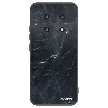 Picasee silikonový černý obal pro Honor Magic4 Lite 5G - Black marble