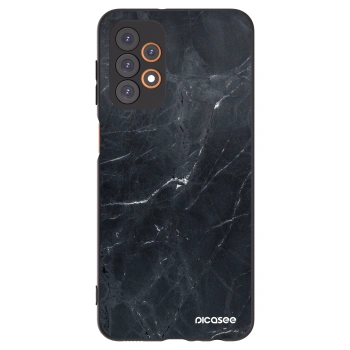 Picasee silikonový černý obal pro Samsung Galaxy A23 A236B 5G - Black marble