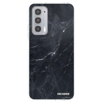 Obal pro Motorola Edge 20 - Black marble