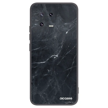 Picasee silikonový černý obal pro Xiaomi 13 Pro - Black marble